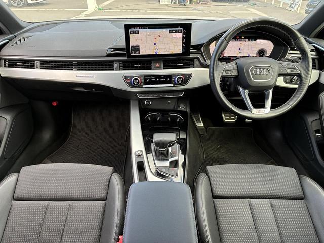 A4 40TDIクワトロ Sライン SラインプラスPKG TVチューナー コンフォートPKG 全周囲カメラ パークアシスト マトリクスLED シートメモリー アンビエントライト スマホ連携 サイドアシスト レーンアシスト 1オーナー(2枚目)