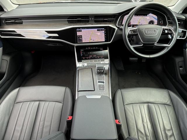 Ａ６ ５５ＴＦＳＩクワトロ　デビューパッケージ　ＯＰ２０インチＡＷ　アシスタンスＰＫＧ　ＨＤマトリクスＬＥＤライト　デビューＰＫＧ　パワークロージングドア　プライバシーガラス　全周囲カメラ　黒革　全席シートヒーター　ドライブセレクト　４ゾーンＷＡＣ（2枚目）