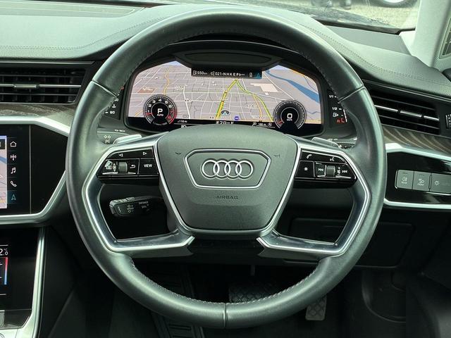 Ａ６ ５５ＴＦＳＩクワトロ　デビューパッケージ　ＯＰ２０インチＡＷ　アシスタンスＰＫＧ　ＨＤマトリクスＬＥＤライト　デビューＰＫＧ　パワークロージングドア　プライバシーガラス　全周囲カメラ　黒革　全席シートヒーター　ドライブセレクト　４ゾーンＷＡＣ（22枚目）