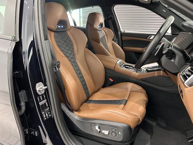 Ｘ６ Ｍ コンペティション　タルマブラウン革Ｆクライメートシートソフトクローズドアドリンク　ホルダー　温度調整レーザーライトパークアシスト＋　Ｈａｒｍａｎ／ＫａｒｄｏｎサウンドインテリアカーボンジェスチャーＣ純正２１／２２ＡＷ（39枚目）