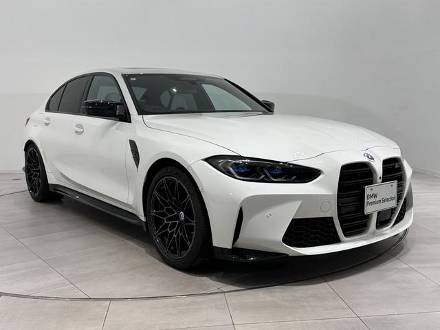 Ｍ３ Ｍ３セダン　コンペティション　Ｍ　ｘＤｒｉｖｅ　全国２年保証シルバーストーンレザーＦシートヒーターアダプティブＭサスサンルーフＨａｒｍａｎ／ＫａｒｄｏｎサウンドレーザーライトＵＶ　カットガラスＤアシストプロパークアシスト＋ＴＶ純正１９／２０ＡＷ（3枚目）