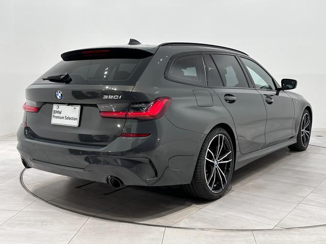 3シリーズ 320iツーリング Mスポーツ ハイラインパッケージ ワンオーナーブラックレザーFシートヒーターコンフォートアクセスオートトランクアダプティブLEDライトDアシストプロパークアシスト+HIFIスピーカーワイヤレス充電ドラレコ純正19AW(5枚目)