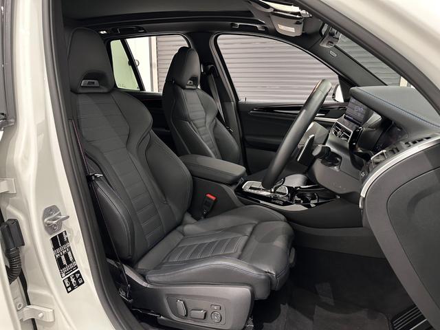 X3 M40d 全国2年保証HarmanKardonサウンドパノラマルーフブラックレザーシートヒーターMスポーツブレーキ/デフアダプティブMサスアダプティブLEDライトDアシストプロパークアシスト+純正21AW雹害車(40枚目)