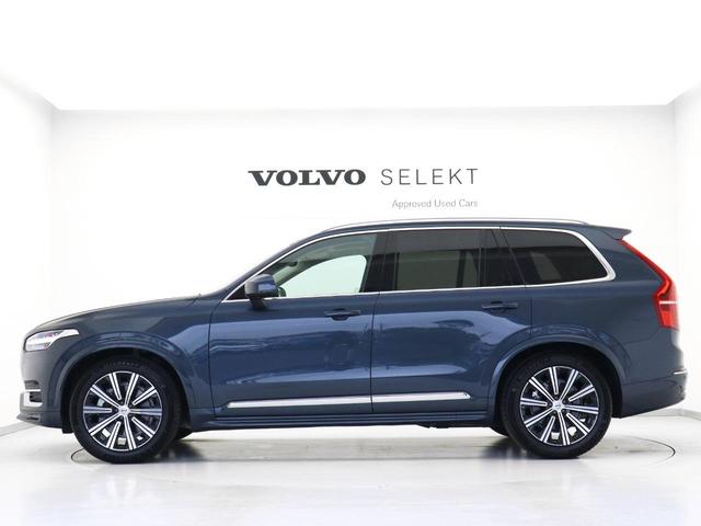 ＸＣ９０ アルティメット　Ｂ５　ＡＷＤ　２０２４年モデル　Ｂ＆Ｗプレミアムサウンド　電動パノラマサンルーフ　エアサス　３列７人乗り　４８Ｖ　Ｇｏｏｇｌｅ搭載　前後純正ドラレコ　デニムブルーメタリック　白革　クリスタルシフトノブ　２０ＡＷ（7枚目）