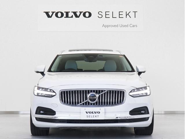 Ｖ９０ アルティメット　Ｂ５　電動パノラマサンルーフ　エアサス　社内使用　前後純正ドラレコ　Ｇｏｏｇｌｅ搭載　４８Ｖ　１９インチダイヤモンドカットＡＷ　白革　ｈａｒｍａｎ／ｋａｒｄｏｎサウンド　前後シートヒーター　シートエアコン（9枚目）