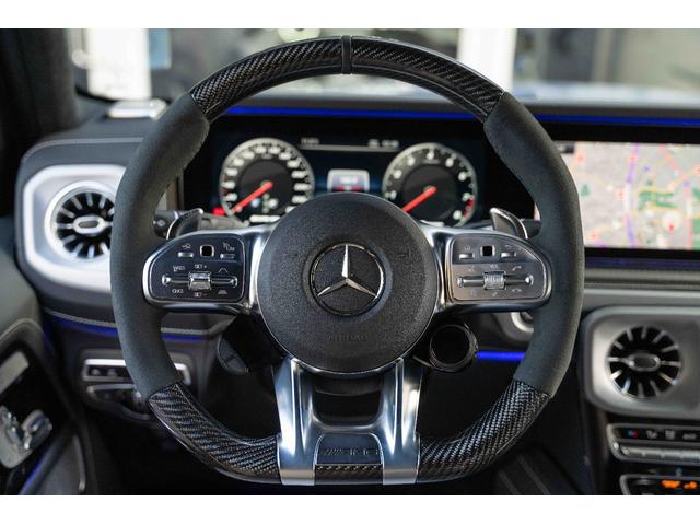 Ｇクラス Ｇ６３　ｍａｎｕｆａｋｔｕｒプログラム＋　正規ディーラー車　ＡＭＧ世田谷スペシャルオーダー　２２インチマイバッハデザインアルミ（純正アルミ有り）　ホワイトエクスクルーシブナッパレザーシート　カーボンインテリア（39枚目）