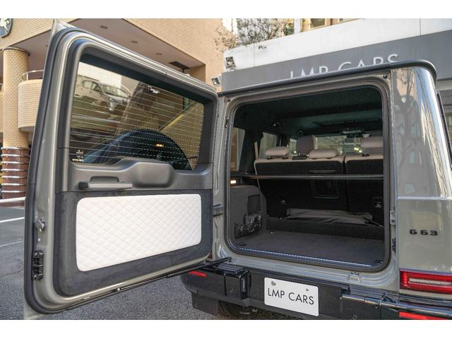 Ｇクラス Ｇ６３　ｍａｎｕｆａｋｔｕｒプログラム＋　正規ディーラー車　ＡＭＧ世田谷スペシャルオーダー　２２インチマイバッハデザインアルミ（純正アルミ有り）　ホワイトエクスクルーシブナッパレザーシート　カーボンインテリア（57枚目）