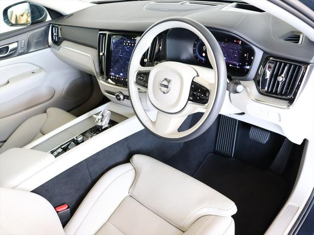 Ｖ６０ アルティメット　Ｂ４　２０２４年モデル　ＭＨＥＶ　純正前後ドラレコ　ナッパレザー　Ｈａｒｍａｎ／Ｋａｒｄｏｎ　クリスタルシフトノブ　Ｇｏｏｇｌｅナビ　３６０°ビューカメラ　パワーシート　シートヒーター　ステアリングヒーター（6枚目）