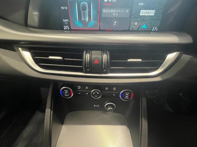 ステルヴィオ ２．２ターボ　ディーゼルＱ４ヴェローチェ　ＭＹ２０２３　１２．３インチデジタルクラスターメーター　８．８インチタッチパネルディスプレイ　Ｐｌｕｇ＆Ｐｌａｙ（ＡｐｐｌｅＣａｒＰｌａｙ＆ＡｎｄｒｏｉｄＡｕｔｏ）　２１インチアルミ　パドルシフト（26枚目）