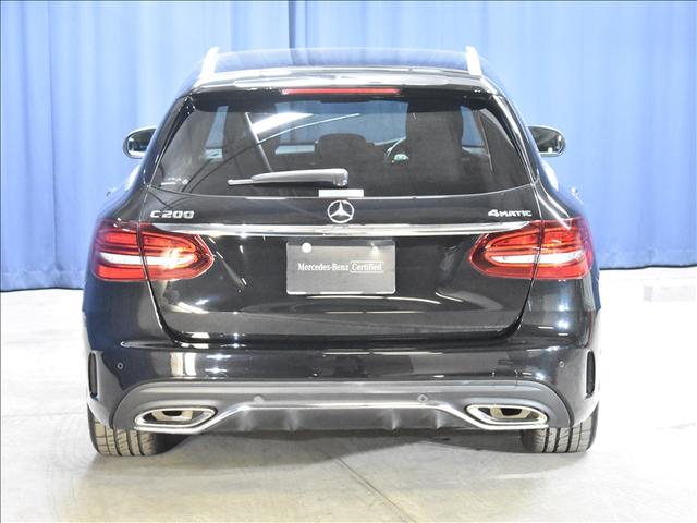 Ｃクラスステーションワゴン Ｃ２００　４マチック　ステーションワゴン　ローレウスエディション　スポーツプラスパッケージ　レーダーセーフティパッケージ　Ｂｌｕｅｔｏｏｔｈ接続　ＥＴＣ　ＬＥＤヘッドライト　ＴＶ　アイドリングストップ　クルーズコントロール　コネクテッド機能（4枚目）