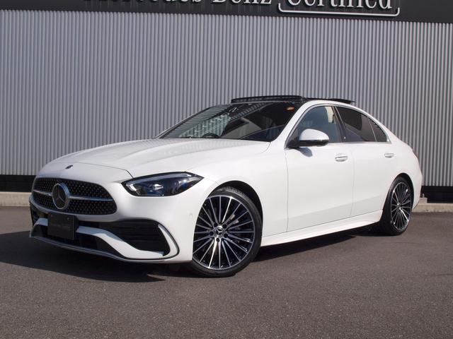 Ｃクラス Ｃ２００　ラグジュアリー　ドライブレコーダー　ＥＴＣ　全周囲カメラ　ナビ　ＴＶ　サンルーフ　オートライト　スマートキー　アイドリングストップ　電動格納ミラー　シートヒーター　シートエアコン　アルミホイール　ＵＳＢ（12枚目）