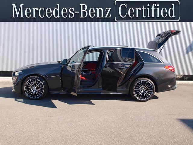Ｃクラスステーションワゴン Ｃ２２０ｄ　ステーションワゴン　ラグジュアリー　ドライブレコーダー　ＥＴＣ　全周囲カメラ　ナビ　ＴＶ　クリアランスソナー　オートクルーズコントロール　レーンアシスト　アルミホイール　オートライト　サンルーフ　パワーシート　スマートキー（24枚目）