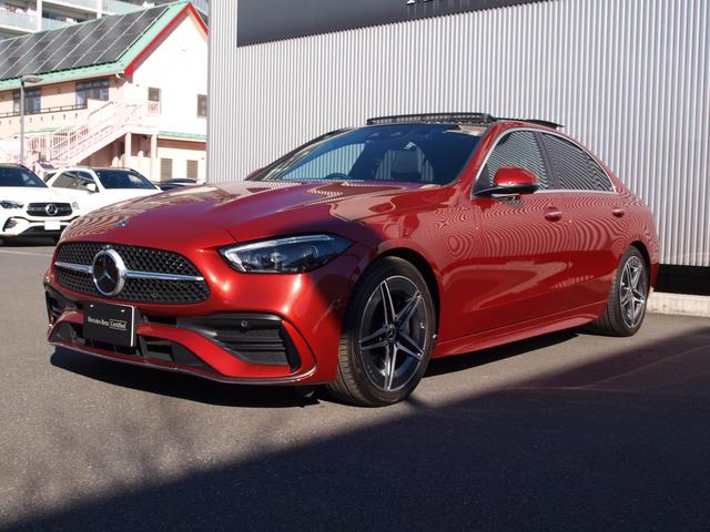 Ｃクラス Ｃ２００アバンギャルド　ＡＭＧラインパッケージ　ドライブレコーダー　ＥＴＣ　全周囲カメラ　ナビ　ＴＶ　クリアランスソナー　オートクルーズコントロール　レーンアシスト　ＡＴ　サンルーフ　オートライト　ＬＥＤヘッドランプ　スマートキー（12枚目）