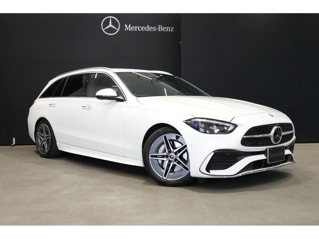 Ｃ２２０ｄステーションワゴンアバンギルドＡＭＧライＰ　認定中古車　ベーシックパッケージ　３６０°カメラシステム　ＭＢＵＸＡＲナビゲージョンシステム　ヘッドアップディスプレイ　アンビエントライト　ポーラーホワイト(4枚目)