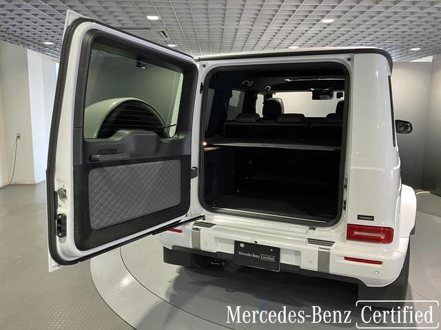Ｇクラス Ｇ４５０ｄ　ローンチエディション　認定中古車　オパリスホワイト　本革シート　３６０°カメラシステム　ガラススライディングルーフ　アダクティブダンピングシステム　Ｂｕｒｍｅｓｔｅｒ３Ｄサラウンドサウンドシステム　アンビエントライト（40枚目）
