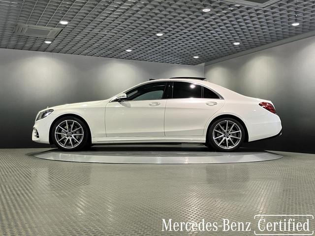 Ｓクラス Ｓ４５０　ＡＭＧライン　認定中古車　ダイヤモンドホワイト　ベーシックパッケージ　３６０°カメラシステム　メモリー付きパワーシート　シートヒーター　パノラミックスライディングルーフ　アンビエントライト　本革シート（15枚目）