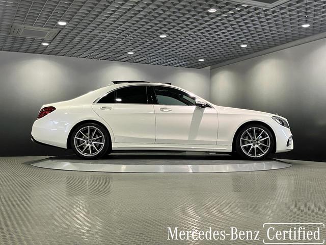 Ｓクラス Ｓ４５０　ＡＭＧライン　認定中古車　ダイヤモンドホワイト　ベーシックパッケージ　３６０°カメラシステム　メモリー付きパワーシート　シートヒーター　パノラミックスライディングルーフ　アンビエントライト　本革シート（18枚目）