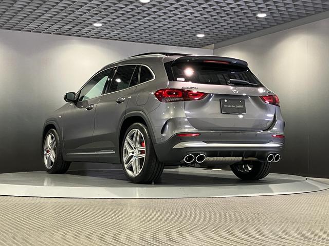 GLA45 S 4マチック+ 認定中古車 マウンテングレー AMGアドバンスドパッケージ AMGパフォーマンスパッケージ パノラミックスライディングルーフ 360°カメラシステム Burmesterサラウンドサウンドシステム(34枚目)