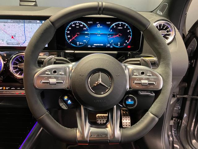 GLA45 S 4マチック+ 認定中古車 マウンテングレー AMGアドバンスドパッケージ AMGパフォーマンスパッケージ パノラミックスライディングルーフ 360°カメラシステム Burmesterサラウンドサウンドシステム(47枚目)