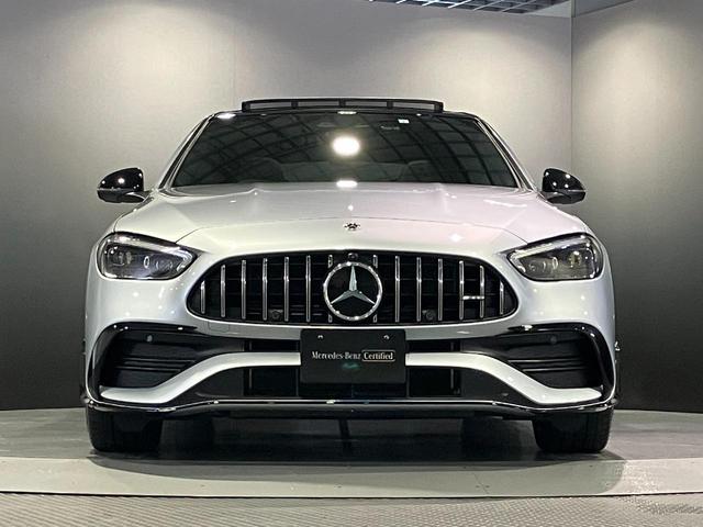 Ｃクラス Ｃ４３　４マチック　認定中古車　ハイテックシルバー　パノラミックスライディングルーフ　３６０°カメラシステム　Ｂｕｒｍｅｓｔｅｒサラウンドサウンドシステム　メモリー付きパワーシート　アンビエントライト　ＭＰ２０２３０１（7枚目）