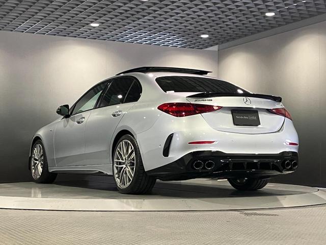 Ｃクラス Ｃ４３　４マチック　認定中古車　ハイテックシルバー　パノラミックスライディングルーフ　３６０°カメラシステム　Ｂｕｒｍｅｓｔｅｒサラウンドサウンドシステム　メモリー付きパワーシート　アンビエントライト　ＭＰ２０２３０１（48枚目）