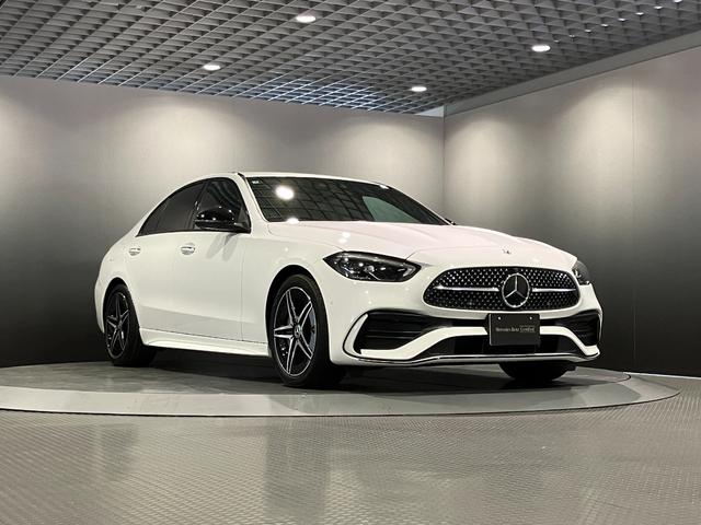 Ｃクラス Ｃ２００　スポーツ　認定中古車　レーダーセーフティーパッケージ　ナイトパッケージ　シートヒーター　３６０°カメラシステム　アンビエントライトプレミアム　本革巻きスポーツステアリング　メモリー付きパワーシート（9枚目）