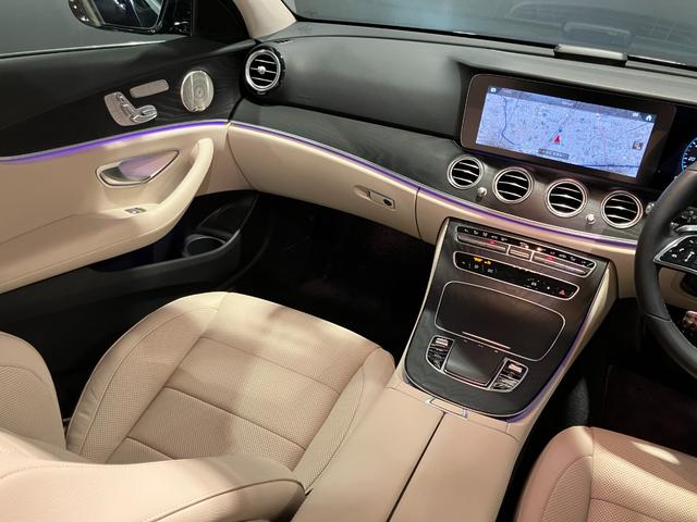 Eクラスオールテレイン E220d 4マチック オールテレイン 認定中古車 ノーティックブルー エクスクルーシブパッケージ パノラミックスライディングルーフ 360°カメラシステム Burmesterサウンドシステム ヘッドアップディスプレイ アンビエントライト(59枚目)