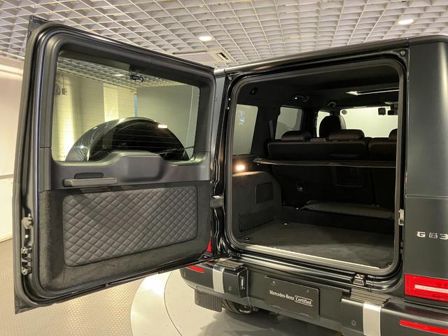Ｇクラス Ｇ６３　認定中古車　ＡＭＧカーボンファイバーインテリアトリム　ＡＭＧレザーエクスクルーシブパッケージ　３６０°カメラシステム　Ｂｕｒｍｅｓｔｅｒサウンドシステム　ガラススライディングルーフ（58枚目）
