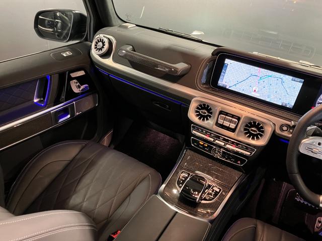 Ｇクラス Ｇ６３　認定中古車　ＡＭＧカーボンファイバーインテリアトリム　ＡＭＧレザーエクスクルーシブパッケージ　３６０°カメラシステム　Ｂｕｒｍｅｓｔｅｒサウンドシステム　ガラススライディングルーフ（66枚目）