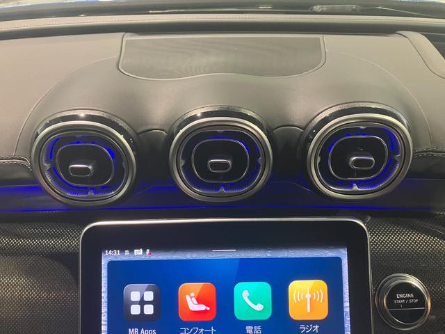 Ｃクラス Ｃ３５０ｅスポーツ　認定中古車　レーダーセーフティパッケージ　３６０°カメラシステム　アンビエントライト　パノラミックスライディングルーフ　ＡＭＧラインパッケージ　メタリックペイント　スペクトラルブルー（23枚目）