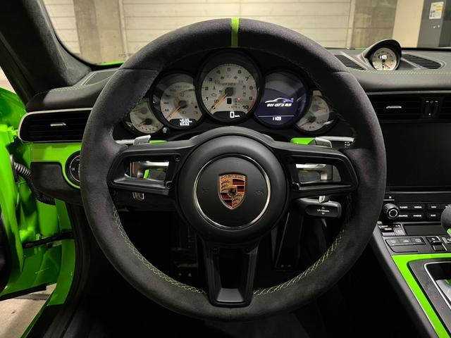 911 911GT3RS PDK ワンオーナー クラブスポーツPKG(ロールゲージリザードグリーン塗装)PCCB Fリフター フロントリフター スポーツクロノ スポーツエグゾースト バックカメラ(5枚目)
