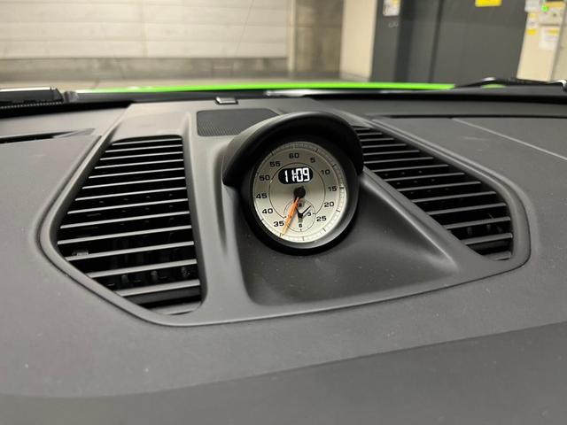 911 911GT3RS PDK ワンオーナー クラブスポーツPKG(ロールゲージリザードグリーン塗装)PCCB Fリフター フロントリフター スポーツクロノ スポーツエグゾースト バックカメラ(9枚目)
