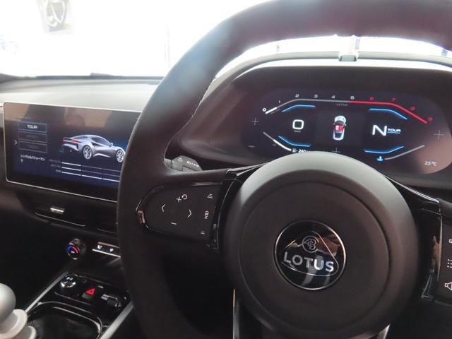 エミーラ Ｖ６　ファーストエディション　６速ＭＴ　ニンバスグレー×フルブラックパック　ブラックアルカンタラ　２０インチ超軽量Ｖスポーク鍛造ダイヤモンドカットホイール　スポーツサス×ＧＹ　Ｅａｇｌｅ　Ｆ１（12枚目）