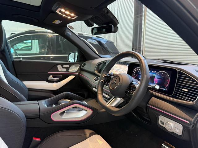 ＧＬＥ ＧＬＥ４５０ｄ　４マチックスポーツ　当社デモカー　黒白本革　Ｅ‐ＡＣＴＩＶＥ　ＢＯＤＹ　ＣＯＮＴＲＯＬ　パノラマ　ブルメスター　ヘッドアップディスプレイ　３列シート　エアサス　３６０°カメラ　アンビエントライト　メルセデスケア継承（5枚目）