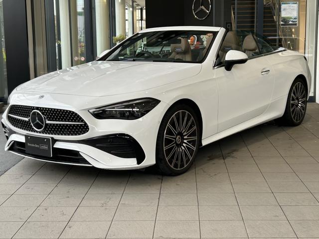 CLE CLE200 カブリオレ スポーツ レザーEX ドライバーズP 幌黒 茶本革 ヘッドアップディスプレイ ブルメスター シートベンチレーター 360°カメラ アンビエントライト メモリー付きパワーシート メルセデスケア継承(5枚目)