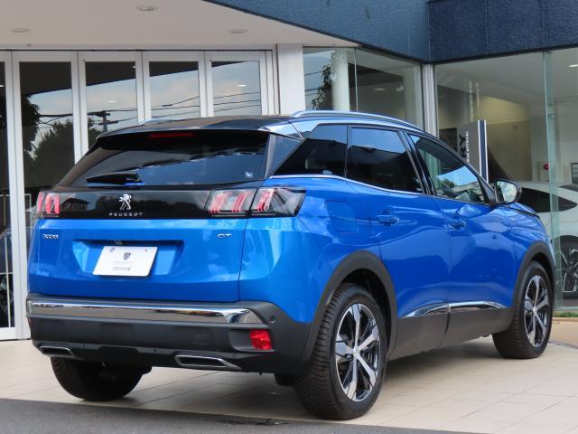 3008 GT ブルーHDi 新車保証継承+認定中古車保証1年 パノラミックサンルーフ 純正ナビゲーション フロントシートヒーター(2枚目)
