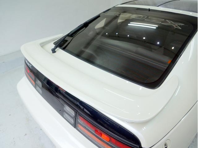 フェアレディZ 300ZX Tバールーフ OPカラー 新車保証書 社外キーレス スペアチタンキー 整備記録簿19枚 レザーパワーシート 中期型ウイング 純OPリヤウインドウスクリーン 純16AW オーディオ レーダー 電格ミラー(40枚目)