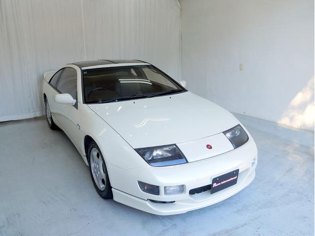 フェアレディZ 300ZXツインターボ Tバールーフ 車検取得済 純正OPカラー 後期型Fバンパー 純リヤスポ 新品サマータイヤ交換済 新車保証書 取説 スペアキー 社外キーレス ベロフキセノン Pシート 純16AW オーディオ 電格ミラー(4枚目)