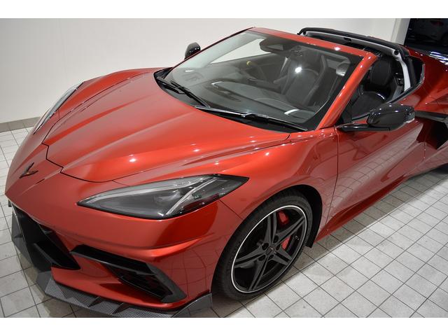 シボレーコルベット ３ＬＴ　１オーナー　ディーラー車　自社販売車両　スウェーデッドステアリング　ドアトリム　カーボンファイバールーフ　カーボンフラッシュリアスポイラー、ドアミラー　コンペティションバケットシート　社外Ｆスポイラー（24枚目）
