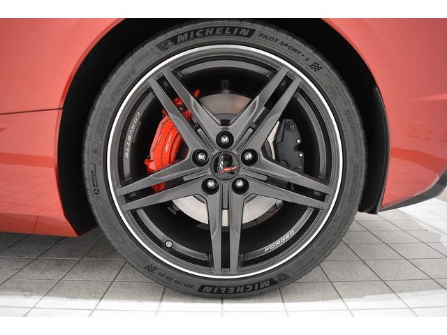 シボレーコルベット ３ＬＴ　１オーナー　ディーラー車　自社販売車両　スウェーデッドステアリング　ドアトリム　カーボンファイバールーフ　カーボンフラッシュリアスポイラー、ドアミラー　コンペティションバケットシート　社外Ｆスポイラー（37枚目）