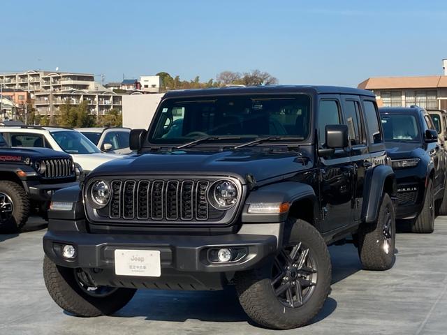 ジープ・ラングラーアンリミテッド スポーツ 認定中古車 弊社デモカー使用車両 禁煙車 4WD MY24 12.3インチタッチパネルモニター アイシン製ナビシステム シートヒーター アルパイン製スピーカー アダプティブクルーズコントロール(2枚目)