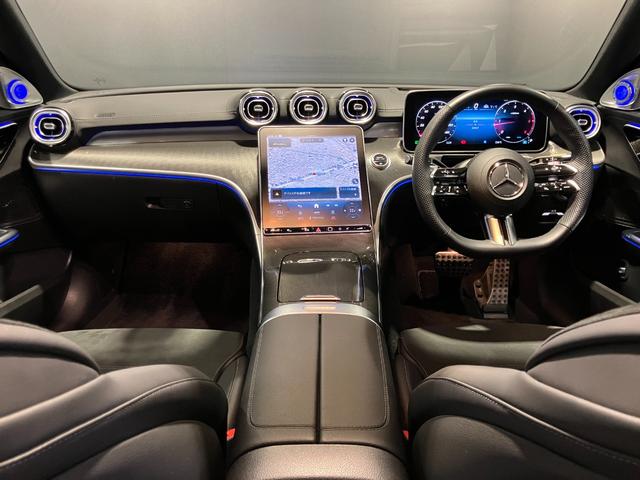 Cクラス C220dアバンギャルド AMGラインパッケージ 認定中古車 ベーシックP パノラミックS/R ドライブレコーダー ETC 全周囲カメラ ナビ クリアランスソナー オートクルーズコントロール レーンアシスト 衝突被害軽減システム MP202301(7枚目)