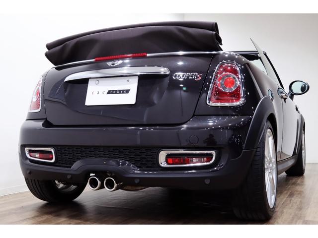 クーパーS コンバーチブル ハイゲート 茶革/シートヒーター/オートライト/ETC/SSDナビ/BLITZ車高調/専用内外装/マルチファンクションステアリング/クロームラインインテリア/オートワイパー/純正OP17AW/TV(46枚目)
