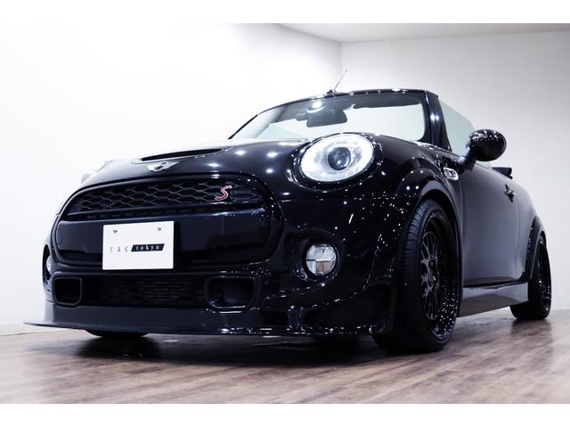 ＭＩＮＩ クーパーＳ　コンバーチブル　ＲＫｄｅｓｉｇｎエアロ／ＲＫｄｅｓｉｇｎマフラー／ＢＣｒａｃｉｎｇ車高調／ミニＹｏｕｒｓ幌／ＷＯＲＫ１８インチアルミ／ｎｅｗタイヤ／車検済／ＣＡＢＡＮＡシート／Ｂｌａｃｋエクステリア／シートヒーター（2枚目）