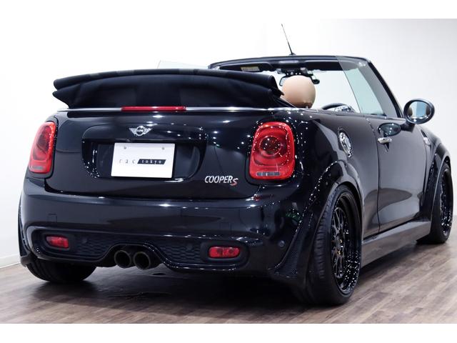 ＭＩＮＩ クーパーＳ　コンバーチブル　ＲＫｄｅｓｉｇｎエアロ／ＲＫｄｅｓｉｇｎマフラー／ＢＣｒａｃｉｎｇ車高調／ミニＹｏｕｒｓ幌／ＷＯＲＫ１８インチアルミ／ｎｅｗタイヤ／車検済／ＣＡＢＡＮＡシート／Ｂｌａｃｋエクステリア／シートヒーター（48枚目）