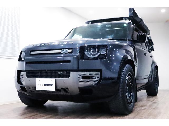 ディフェンダー 110X-ダイナミックHSE D300 電動サステップ/パノラマサンル-フ/JAMES BAROUDオ-ニング/BLACK RHINO20AW/HSX/ヒッチメンバ-/FRONT RUNNERカッティングボ-ド/ル-フラック/マッドフラップ(2枚目)