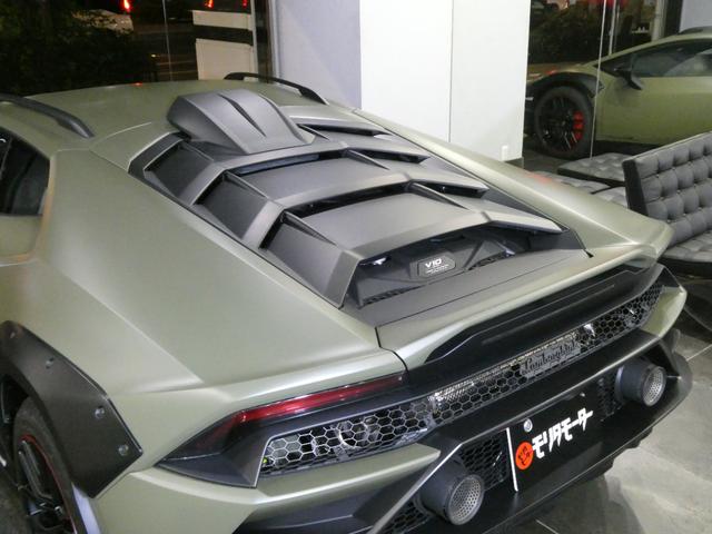 ウラカン ステラート　ＬＰ６１０－４　世界限定１４９９台　ＯＰ６４１　走行９５ｋｍ　ＯＰ６４１　プロテクションフィルム　３年メンテナンスＰＫＧ加入　マットブラック鍛造１９ＡＷ　リアカメラ　アルカンターラダッシュ／ルーフ／ステアリング　カーボンスポーツシート（28枚目）