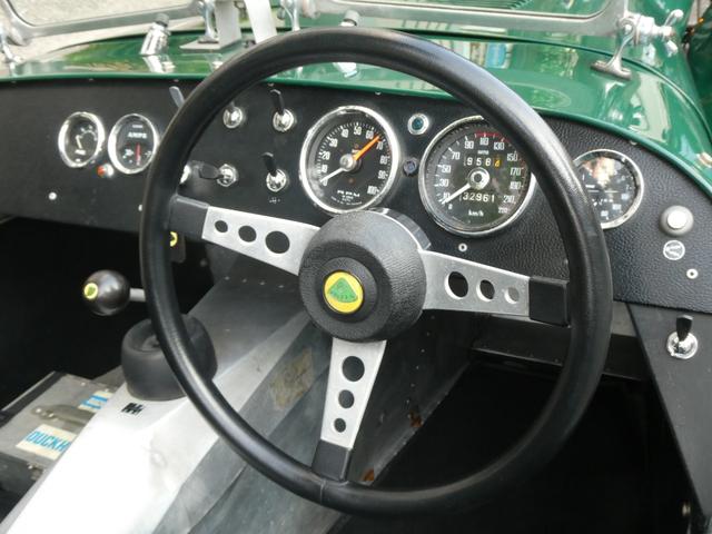 スーパー７ シリーズ３　ＬＯＴＵＳ　ＴＷＩＮ　ＣＡＭ　１９７６ＭＹ　紀和商会新車並行　ＳＥＶＥＮ　ＣＡＲＳ　ＬＴＤ　ＣＳ３　ロータスツインカム　ＢＩＧ　ＶＡＬＶＥ　ＷＥＢＥＲ４０ＤＣＯＥ　４速ＭＴ　ショートコックピット　ブルックランズスクリーン（65枚目）