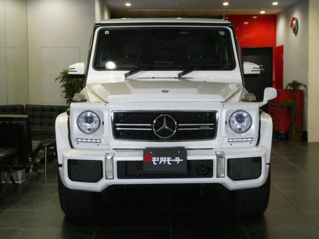 Ｇクラス Ｇ６３　最終モデル　右ハンドル　走行１．５万ｋｍ　毎年全ＭＢ席ディーラー記録簿７枚保管　ｄｅｓｉｇｎｏエクスクルーシブインテリアＰＫＧ　ミスティックホワイト　ＡｐｐｌｅＣａｒＰｌａｙ／ＡｎｄｒｏｉｄＡｕｔｏ対応後期型８インチナビ　屋内保管禁煙車両（2枚目）