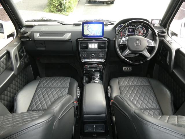 Ｇクラス Ｇ６３　最終モデル　右ハンドル　走行１．５万ｋｍ　毎年全ＭＢ席ディーラー記録簿７枚保管　ｄｅｓｉｇｎｏエクスクルーシブインテリアＰＫＧ　ミスティックホワイト　ＡｐｐｌｅＣａｒＰｌａｙ／ＡｎｄｒｏｉｄＡｕｔｏ対応後期型８インチナビ　屋内保管禁煙車両（36枚目）